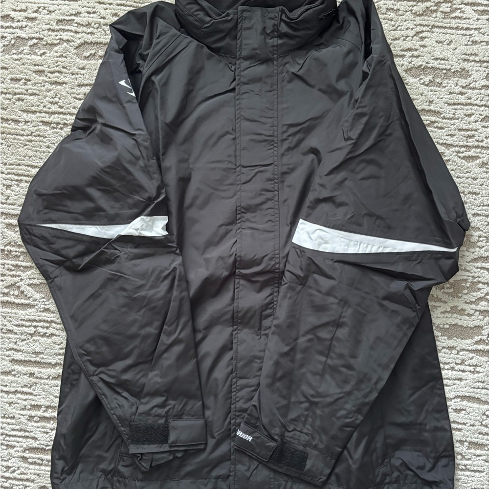 Men's Black Windbreaker Jacket